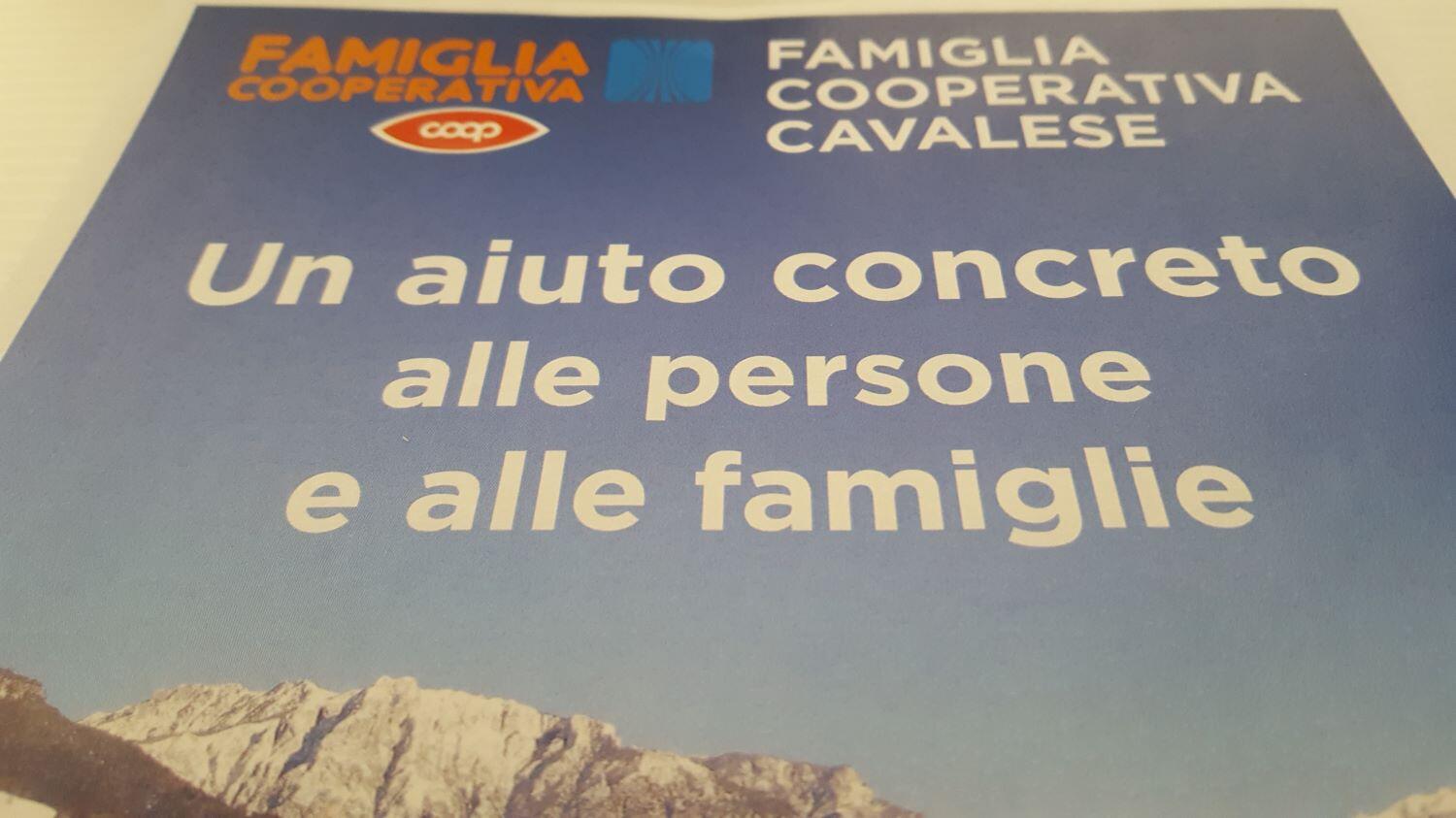 Ventimila euro di prodotti alimentari donati dalla Famiglia Cooperativa di Cavalese a chi si trova in una situazione di particolare bisogno e vive nelle località servite ogni giorno dai punti vendita della cooperativa di consumo.