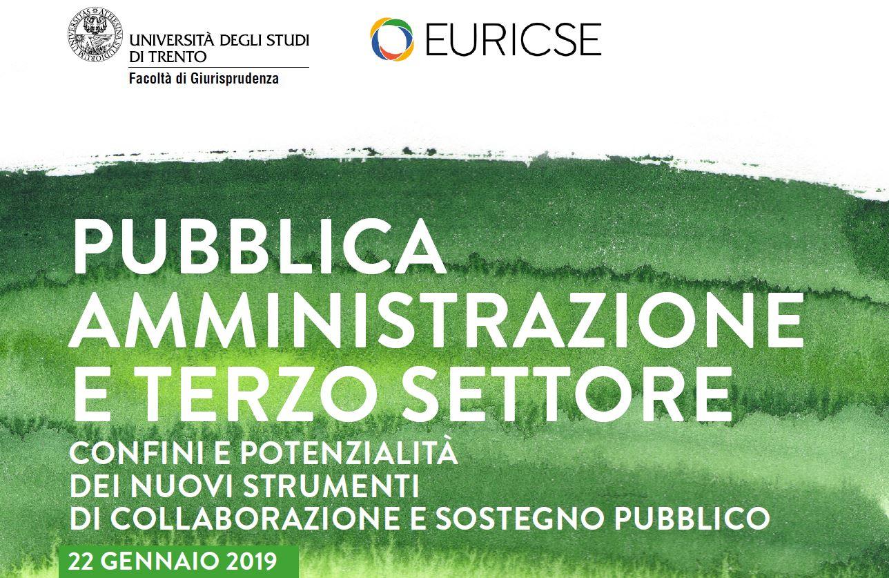 Confini e potenzialità dei nuovi strumenti di collaborazione e sostegno. Un convegno di Euricse sul tema il 22 gennaio.